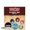 Fairy Tail - Characters - Zestaw przypinek